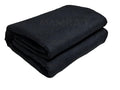 MAMRAJ Plain Acrylic Wool Blankets, FullLength, SolidDesign Single Bed [Black] [ 90x 60 ]