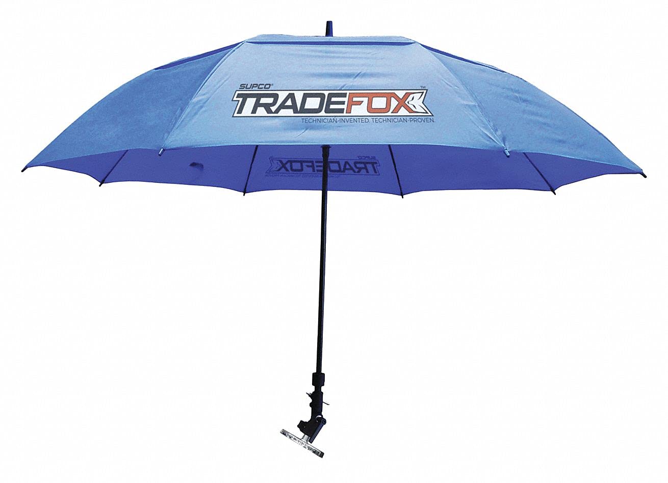 Supco Tradefox 60' Umbrella With Magnetic Base Kit Mukit Stay Cool And Dry When Doing Outdoor Repair Work