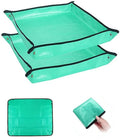 Biuwing 2Pcs 26.8' X 26.8' Plant Repotting Mat Waterproof Transplanting Mat Indoor Succulent Potting Mat Portable Gardening So