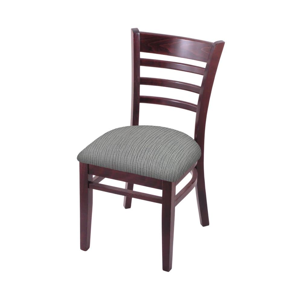 Holland Bar Stool Co. 3140 18 Chair with Dark Cherry Finish and Graph Alpine Seat