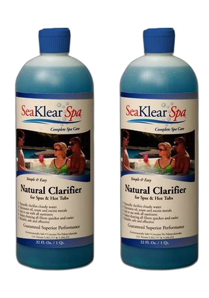 Sea Klear Sksbq-02 Chitosan Clarifier For Spas And Hot Tubs (2 Pack), 1 Quart