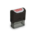 Self Inking Rubber Stamp, Refillable Red Ink Preinstalled With Popular Business Phrases (Completed Together)