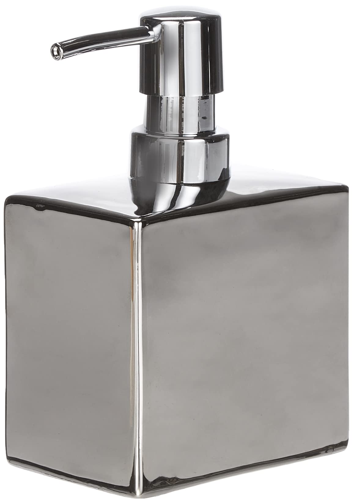 Kleine Wolke Glamour Chic Porcelain Soap Dispenser 5.83'' t X 3.86'' w (Silver)