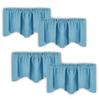NICETOWN Blackout Valance Curtains for Window - Energy Efficient Microfiber 52 inches by 18 inches Scalloped Rod Pocket Valance 