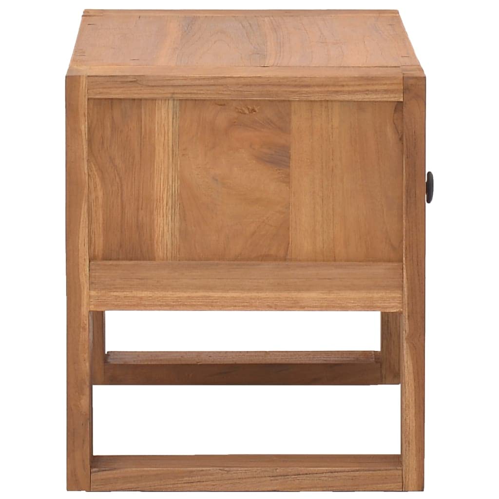 vidaXL Bedside Cabinet in Solid Teak - Thumbnail 4
