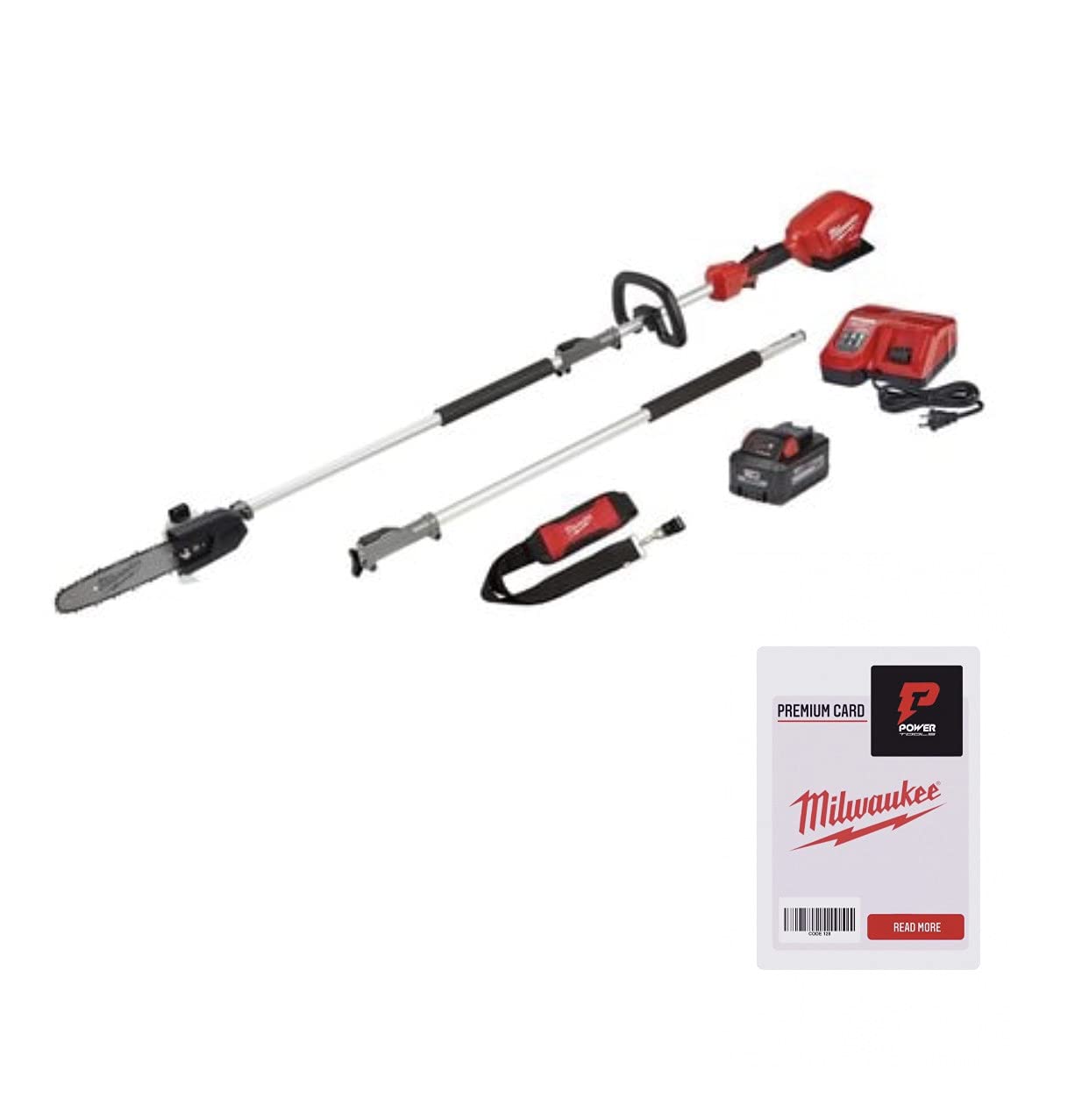 Milwaukee 2825-21Ps M18 Fuel 10 In. Pole Saw Kit W/ Quik-Lok
