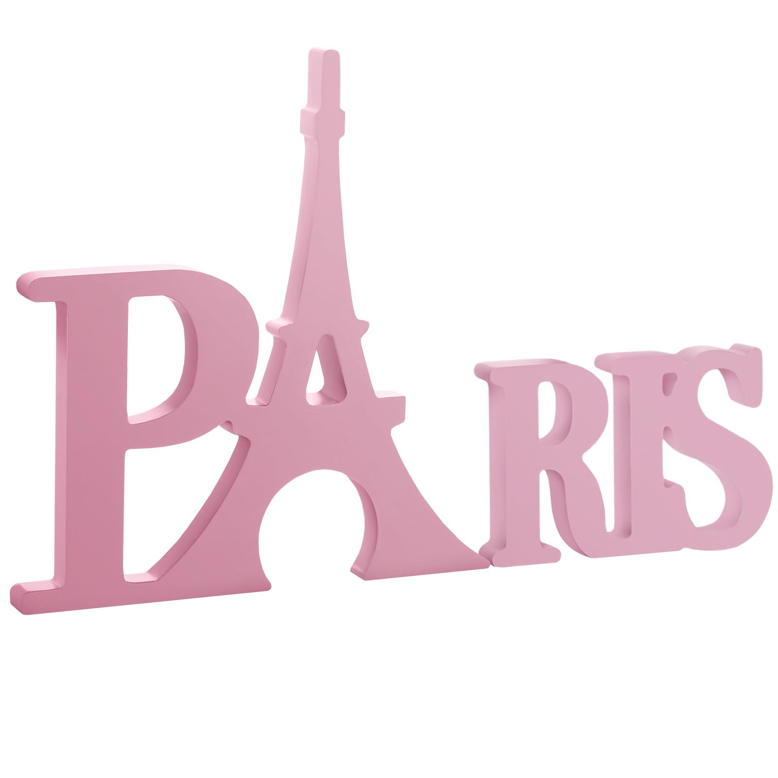 Paris Wood Decor Paris Themed Bedroom Decor Paris Word Sign Eiffel Tower Wood Table Sign Wooden Letters Table Decor for Bedroom 