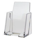 Sourceone.Org Premium Vertical Clear Business Card Holder, Slant Back