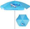 Ammsun 5Ft Seaside Umbrella For Sand And Water Table - Kids Durable Umbrellas For Children Beach Camping Garden Outdoor Play Sha