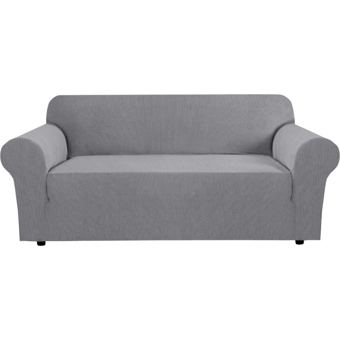 H.Versailtex Stretch Oversized Couch Cover 1 Piece Sofa Slipcovers For Living Room Soft Cover For Sofa Feature Thick Checked Jac