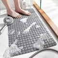 CYROX Non Slip & Waterproof Mat for Bath Shower | Machine Washable PVC Bath Mat | Bathtub & Massage Mat with Suction Cup,Drain H