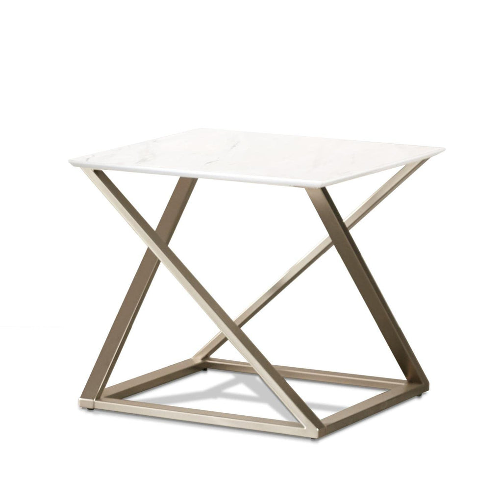 Steve Silver Zurich 3-Piece Occasional Table Set with White Finish ZU1003PC
