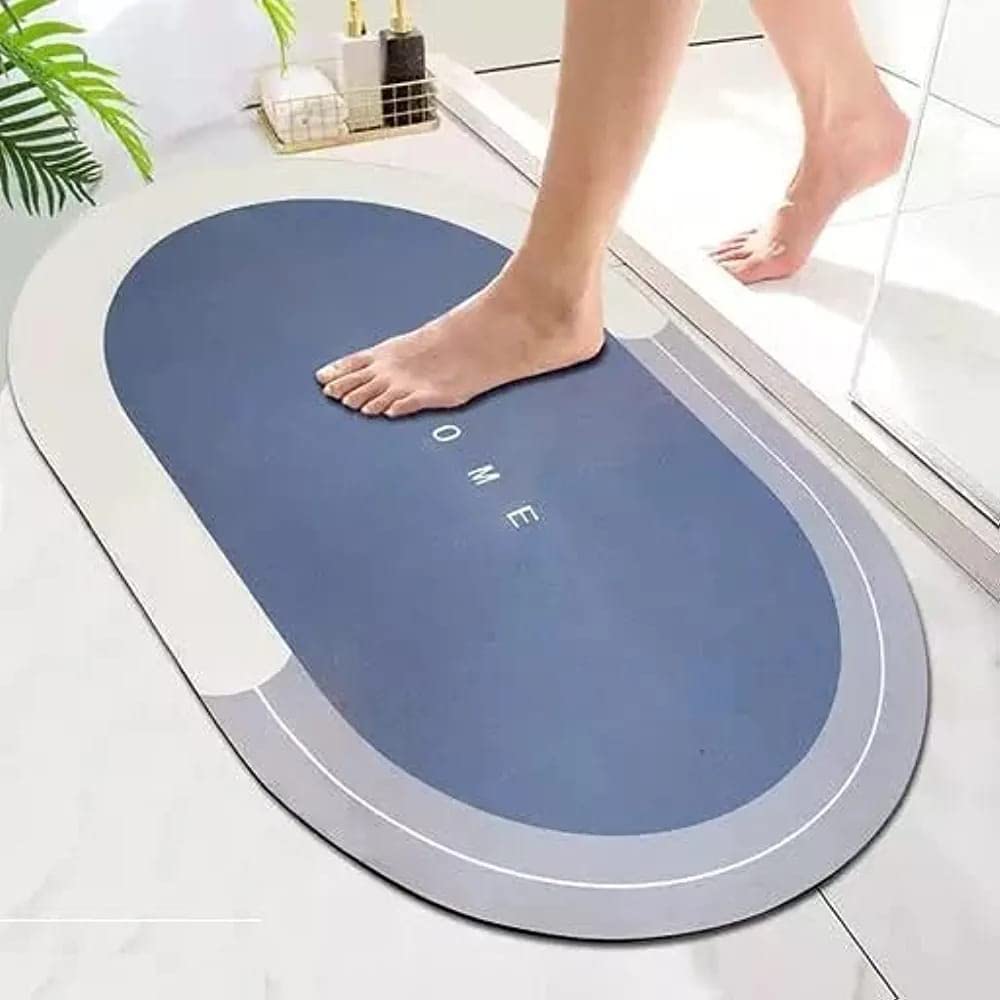 SHINITAL Bathroom, Door, Floor, Bath, Door, mat Carpet Non Slip for Cushion Super Absorbent Soft, Quick Dry Dirt Barrier Home, O