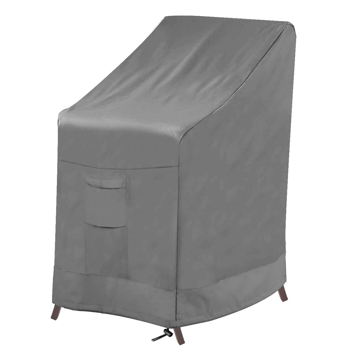 Vailge Stackable Patio Chair Cover,100% Waterproof Outdoor Chair Cover, Heavy Duty Lawn Patio Furniture Covers,Fits For 4-6 Stac