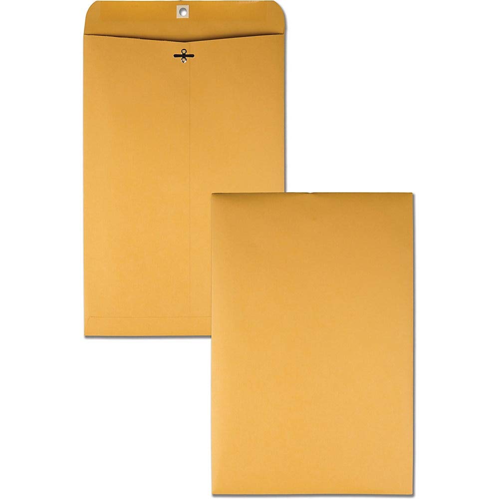 Quality Park, Qua37798, Extra Heavy-Duty Kraft Clasp Envelopes, 100 / Box, Kraft