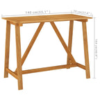 vidaXL Patio Bar Set 5 Piece, Outdoor Bar Table and Stools with Wood Tabletop, Patio Furniture Set with Cushions, Dining Set for Garden, Farmhouse, Brown