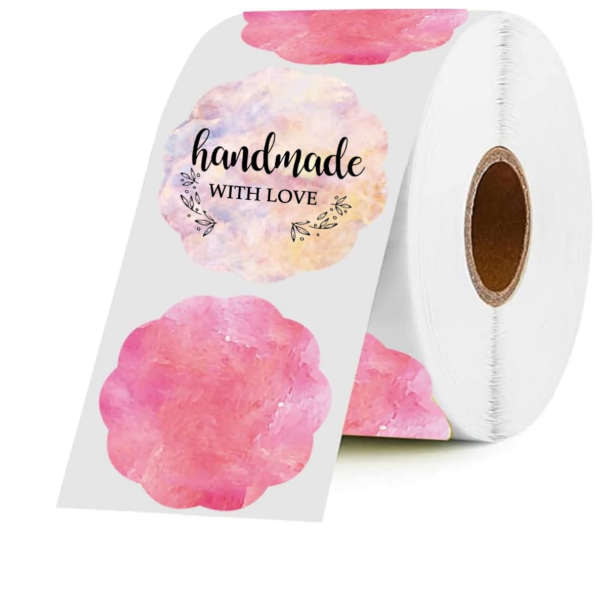 Thermal Sticker Label 2 Inch Gradient-Color Coding Labels For Craft Diy,Merry Christmas Envelope Seal, Inventory, Business Label