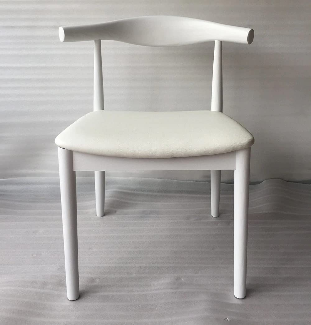 GFURN Hannah Chair - White & White Leather