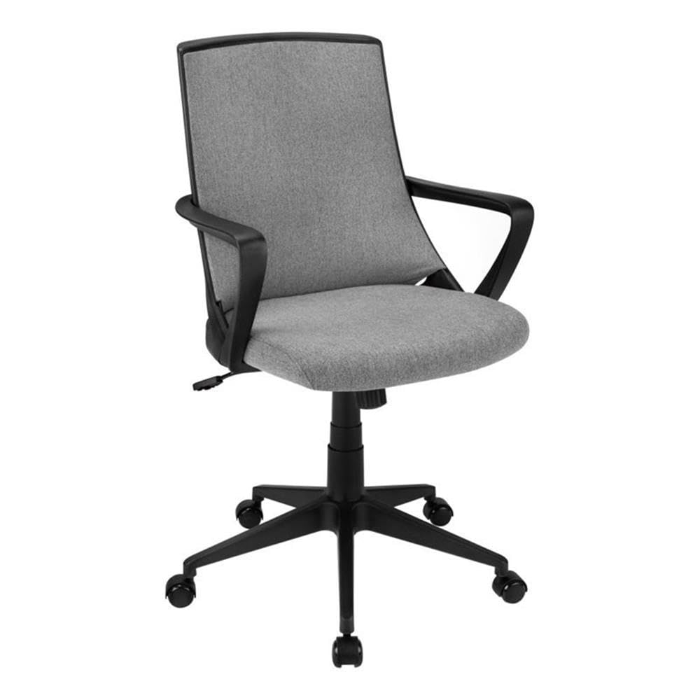 Monarch Specialties I 7297 Office Chair, Adjustable Height, Swivel, Ergonomic, Armrests, Computer Desk, Work, Metal, Mesh, Black, Grey, Contemporary, Modern