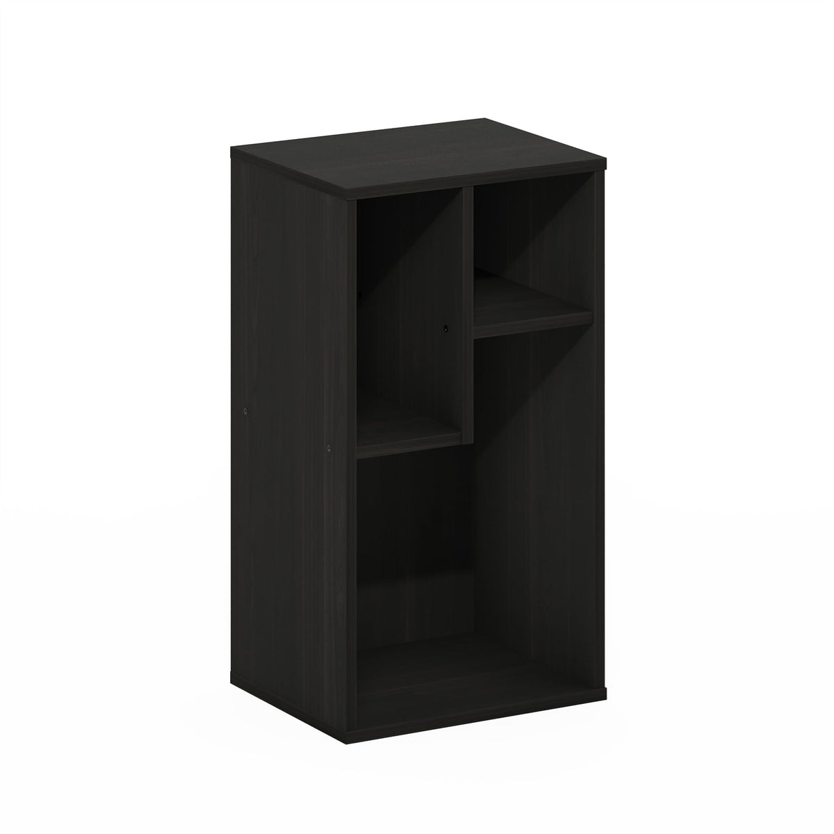 Furinno Daly 3-Cube Irregular Cubes Bookcase, Bookshelf, Storage Organizer, Espresso