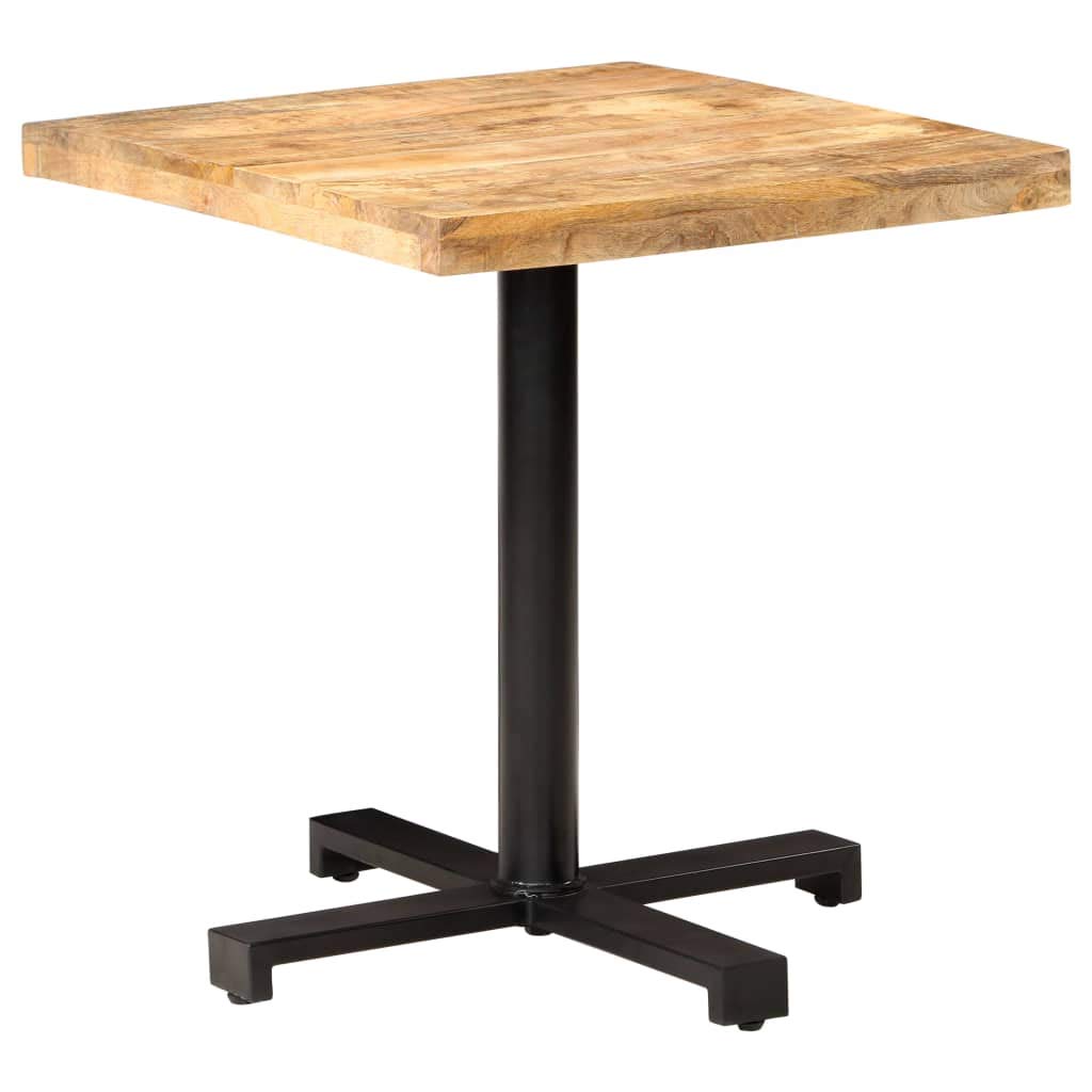 Rough Mango Wood Bistro Table - Thumbnail 2