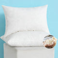 Miulee Set Of 2 12X20 Inches Decorative Throw Pillow Inserts, Down And Feather Cotton Fabric Pillows, Rectangle Sham Stuffer For