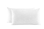 Snug&Cozy Luxury Goose Down Feather Pillow Inserts - 12X20In, Double Layered Down-Proof Design, Ultra-Soft Cover, High Fill Weig