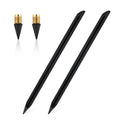 2Pcs Metal Inkless Pencils, Everlasting Pencil Infinity Pencil Reusable Unlimited Eternal Pencils With 2Pcs Replacement Refill N