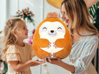 Bstaofy 12' Cute Sloth Soft Plush Pillow Sloth Stuffed Animal Cushion Nap Pillow Birthday Valentines For Boys Girls