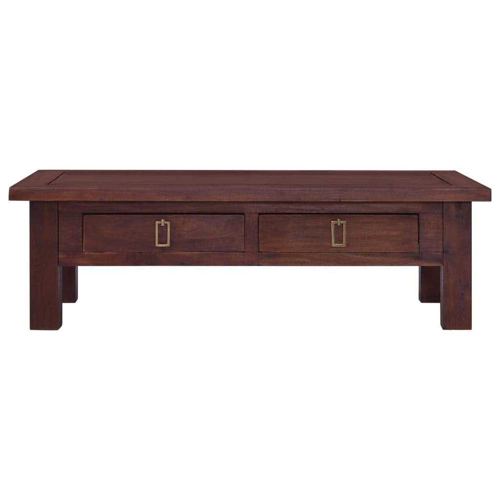 vidaXL Solid Mahogany Wood Coffee Table