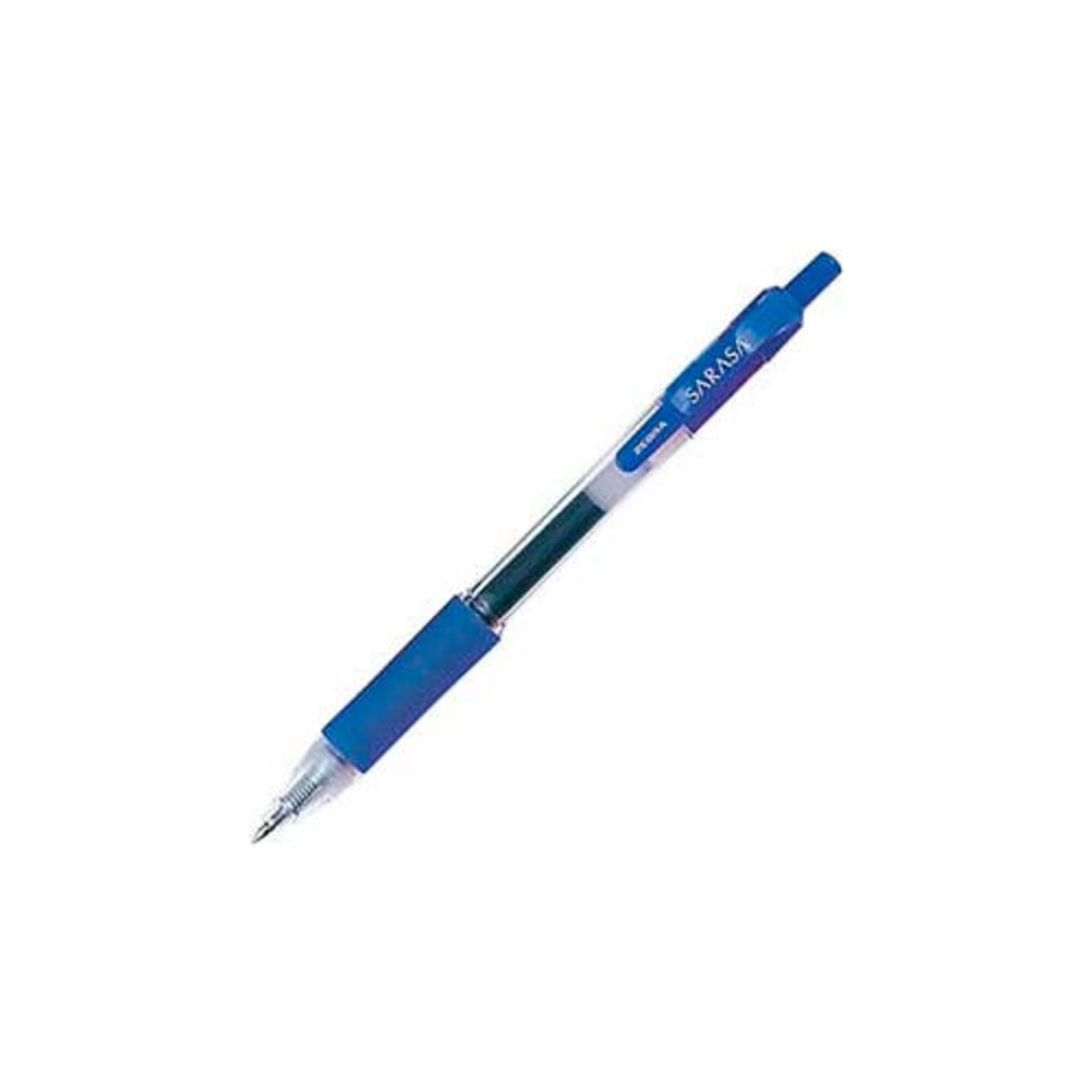 Zebra Pen Sarasa Dry X20 Retractable Gel Pen, Fine Point, 0.5Mm, Blue Ink, 12-Pack - (Case Of 6, 72 Count Total)
