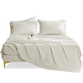 Silky Soft King Sheet Set - Luxury 4 Piece Breathable Cooling Sheets For King Size Bed, 16' Deep Pocket Easy Care Wrinkle Free