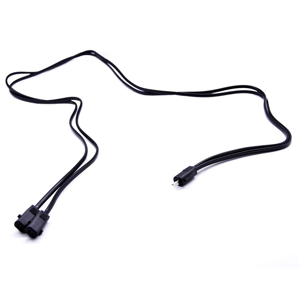 Fromann 47 Inches 2 Pin Splitter Lead Y Power Cable 2 Motors To 1 Power Supply For Electric Recliner And Lift Chairs