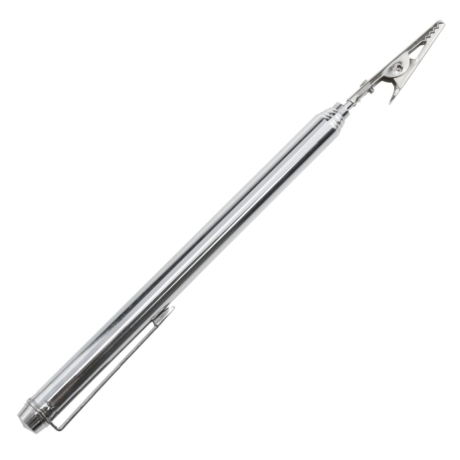 Lovelysp Telescopic Alligator Clips With Pen Clip Telescoping Clip Metal Wire Joint Automobile Repairing Jewelry Fastening Picki