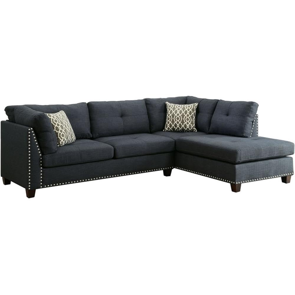 Acme Laurissa Sectional Sofa & Ottoman