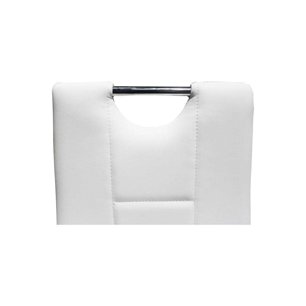 Best Master Furniture Crystal Dining Chairs Set Of 2, White