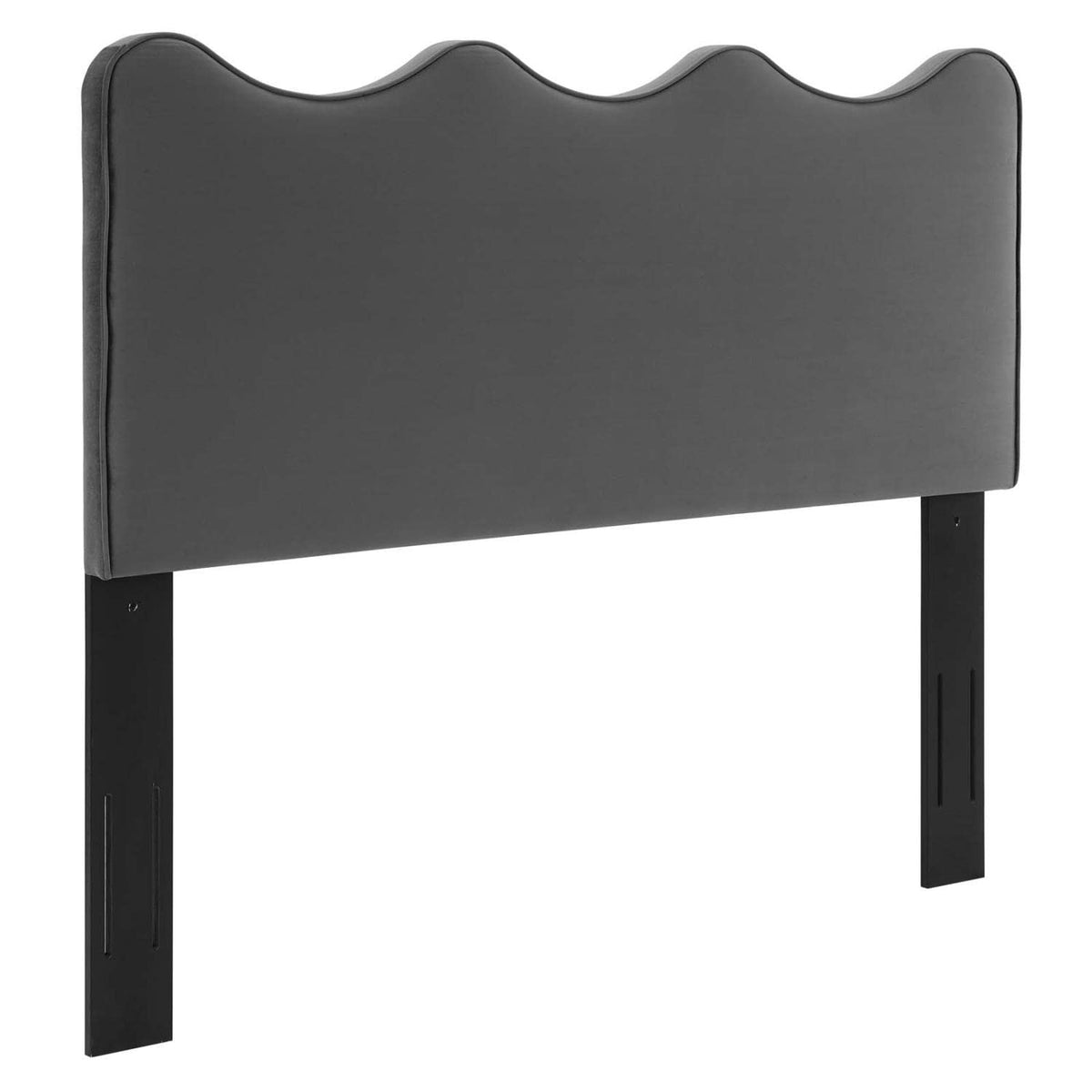 Modway Athena Performance Velvet Headboard, Twin, Charcoal