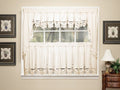 Today'S Curtain Imperial Classic Drawn Cutwork Window Tier, 30-Inch, Beige