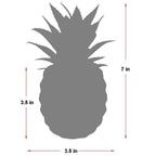 Blascool Artificial Succulent Potted Pineapple Decor - Fake Pineapple Home Office Kitchen Table Decor (05 Rose Gold)