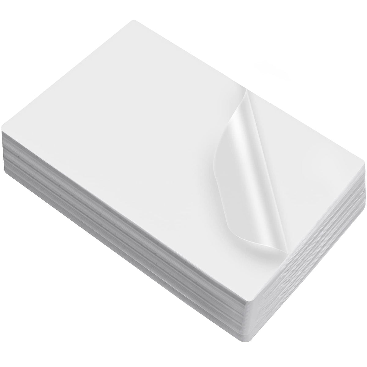 100 Pack Thermal Laminating Pouches 10 Mil Clear Laminating Sheets Plastic Laminating Paper Hot Glossy Laminator Pouches Office