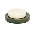 iDesign Ceramic Earth Collection Ceramic Bar Soap Dish, Moss