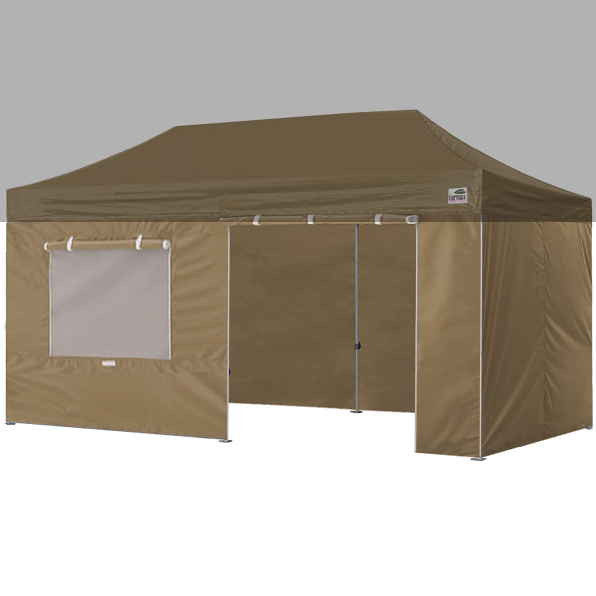 Eurmax Usa Zippered Walls For 10 X 20 Easy Pop Up Canopy Tent, Full Enclosure Sidewall Kit With Roller Up Mesh Window And Door 4