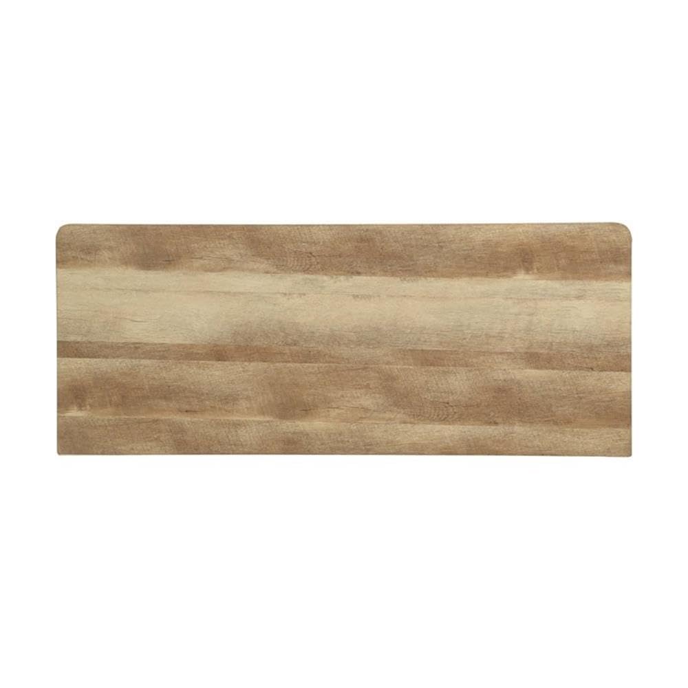 Acme Itzel 4-Tier Metal Frame Bookshelf in Sandy Gray and Oak