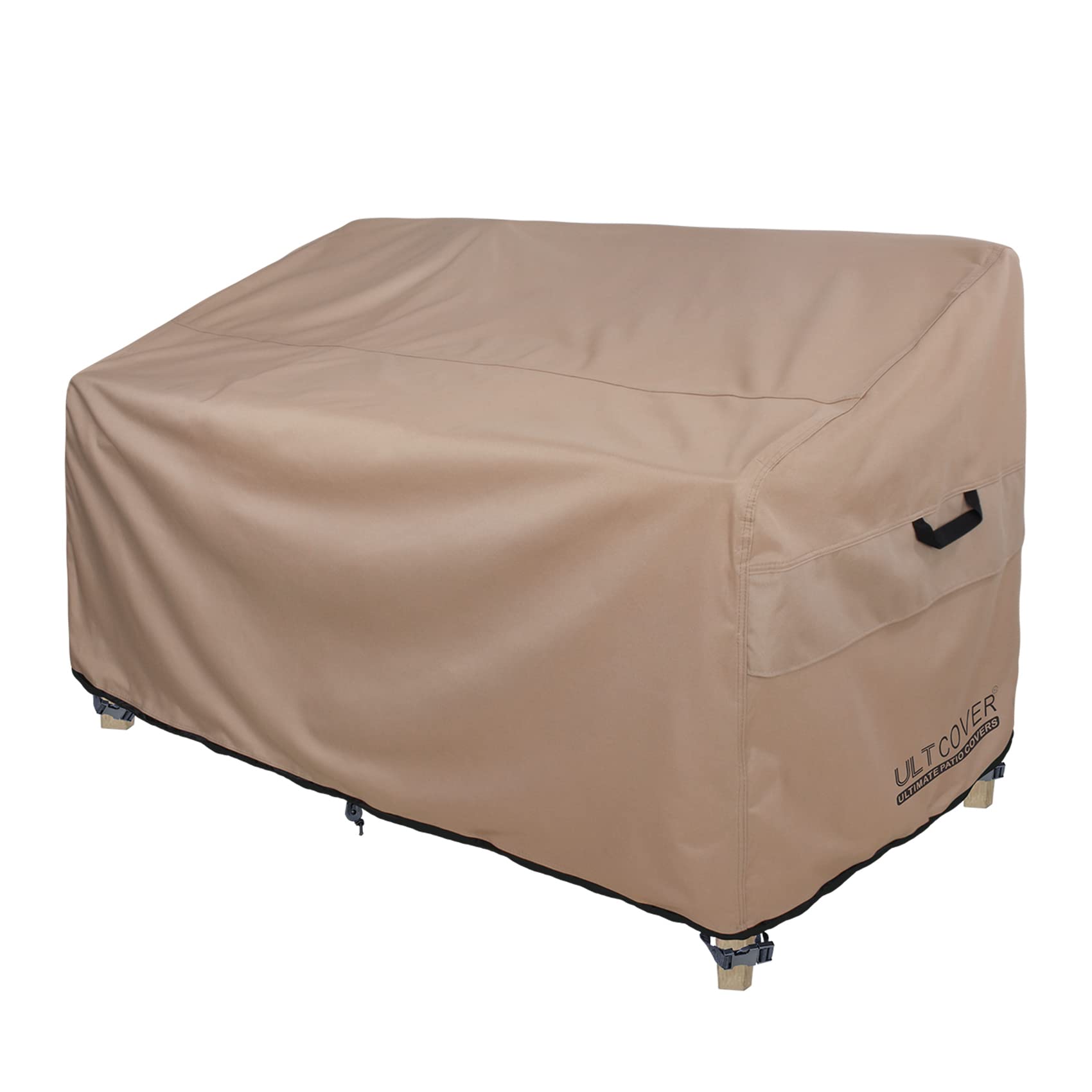 Ultcover Patio Furniture Sofa Cover 60W X 35D X 35H Inch Waterproof Outdoor 2-Seater Loveseat Cover