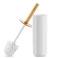 SUBEKYU Toilet Brush, Toilet Bowl Brush and Holder Set, Bathroom Toilet Bowl Cleaner Scrub Brush Set Scrubber for Deep Cleaning,