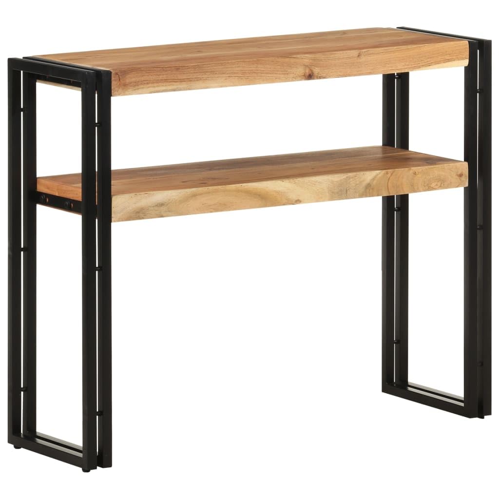 Console Table 35.4&quot;x11.8&quot;x29.5&quot; Solid Acacia Wood
