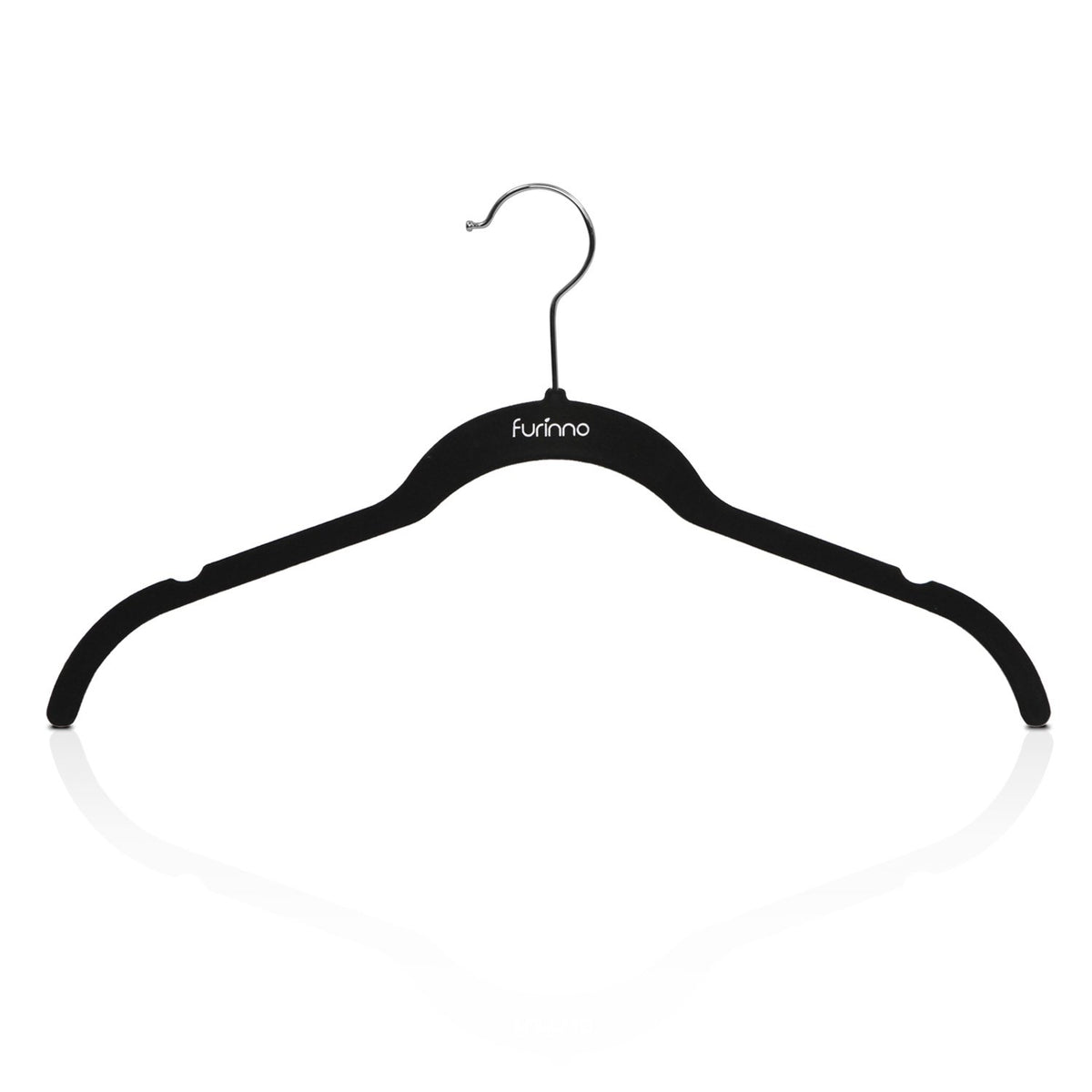 FURINNO Dress/Shirt Hanger, Pack of 50, Black, 50 Count