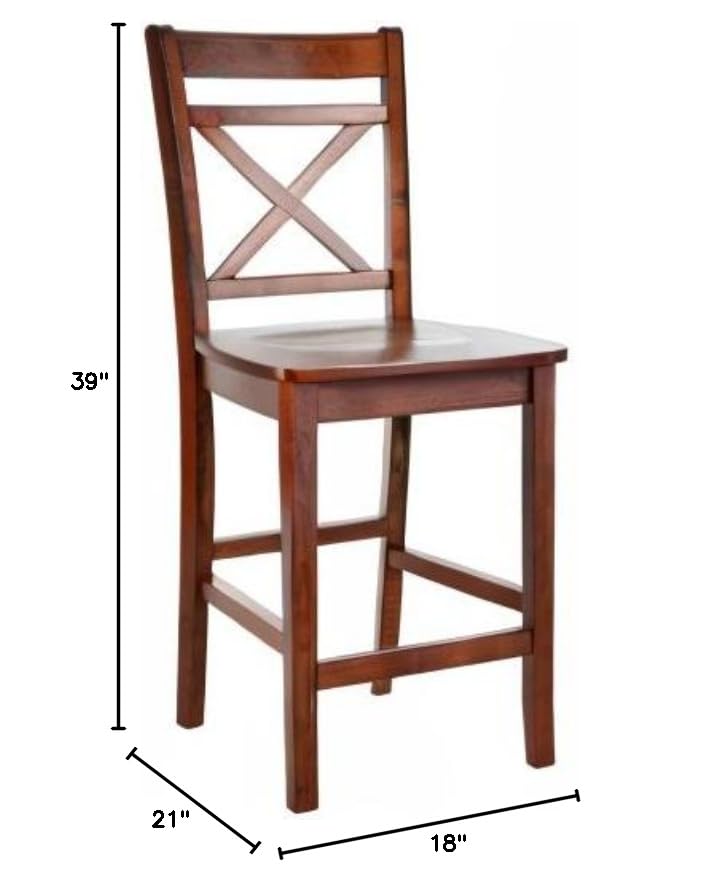 Acme Tartys Wooden Counter Height Chair