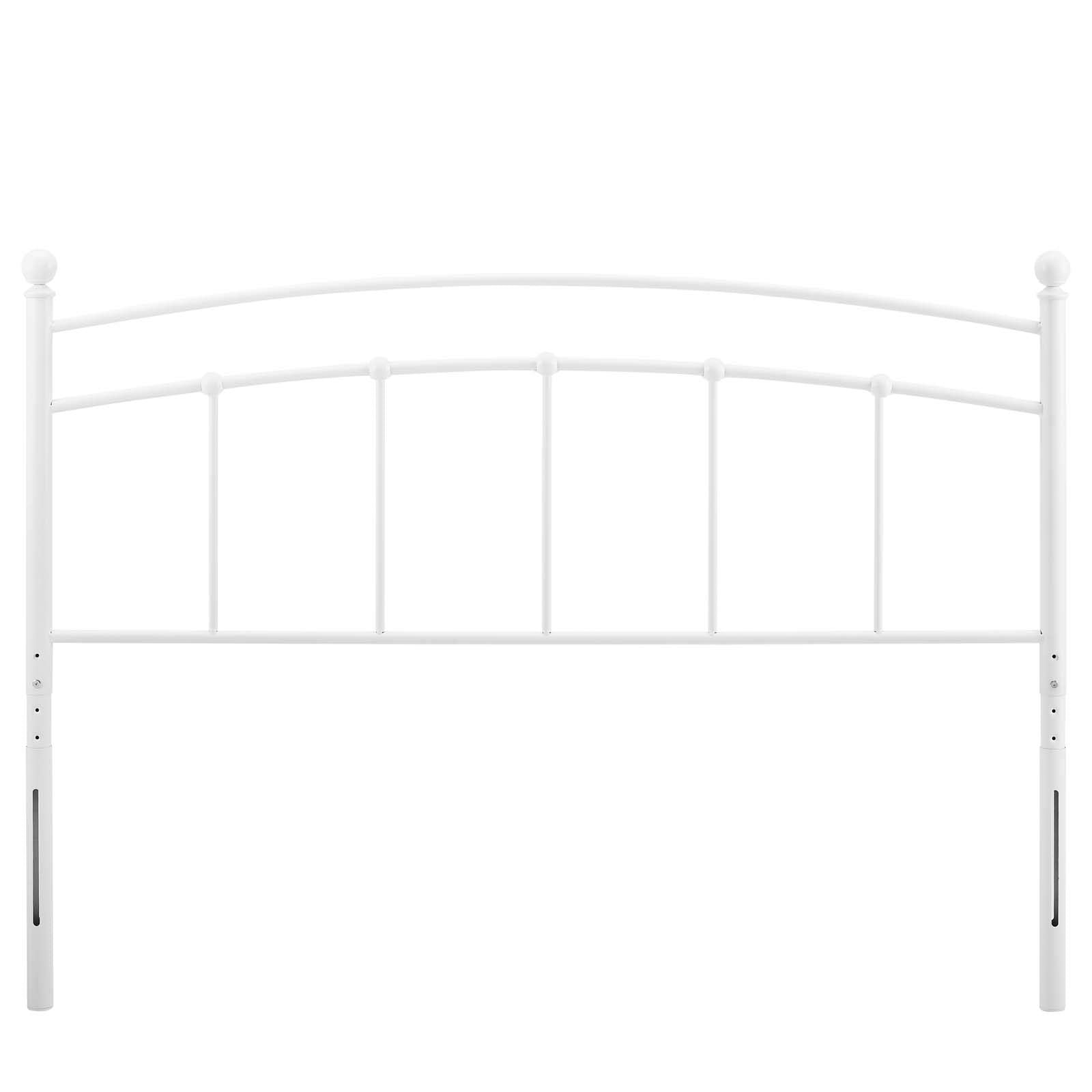 Modway Abigail Queen Metal Headboard In White