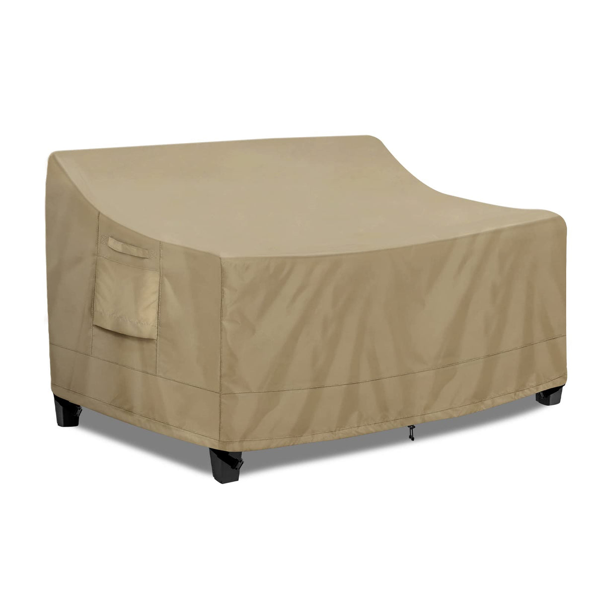 Purefit Outdoor Couch Cover Waterproof Patio Sofa Furniture Covers, 2-Seater Outdoor Loveseat Cover With Air Vent And Handles, 6